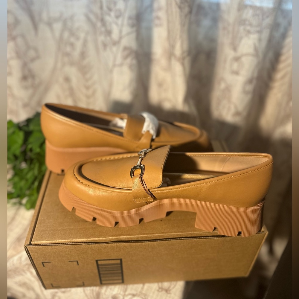 Chunky Heel Loafers